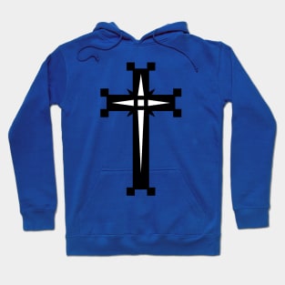 Geometric Cross Hoodie